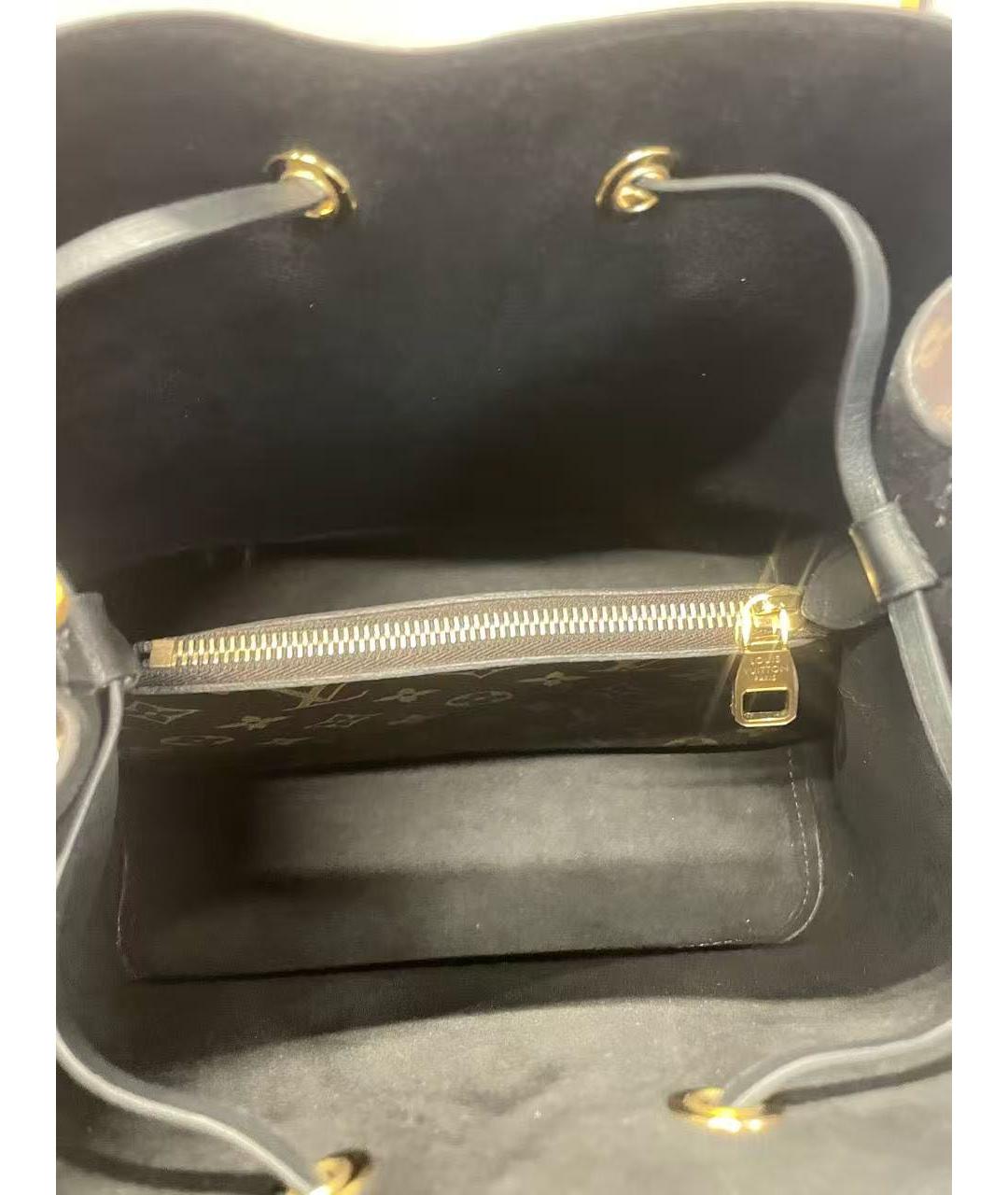 LOUIS VUITTON Коричневая кожаная сумка через плечо, фото 7