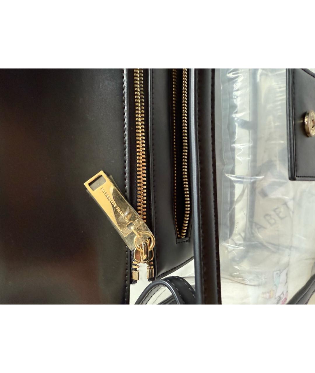 ELISABETTA FRANCHI Черная сумка через плечо, фото 3