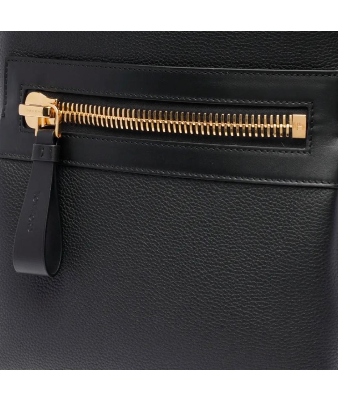TOM FORD Черный кожаный портфель, фото 4
