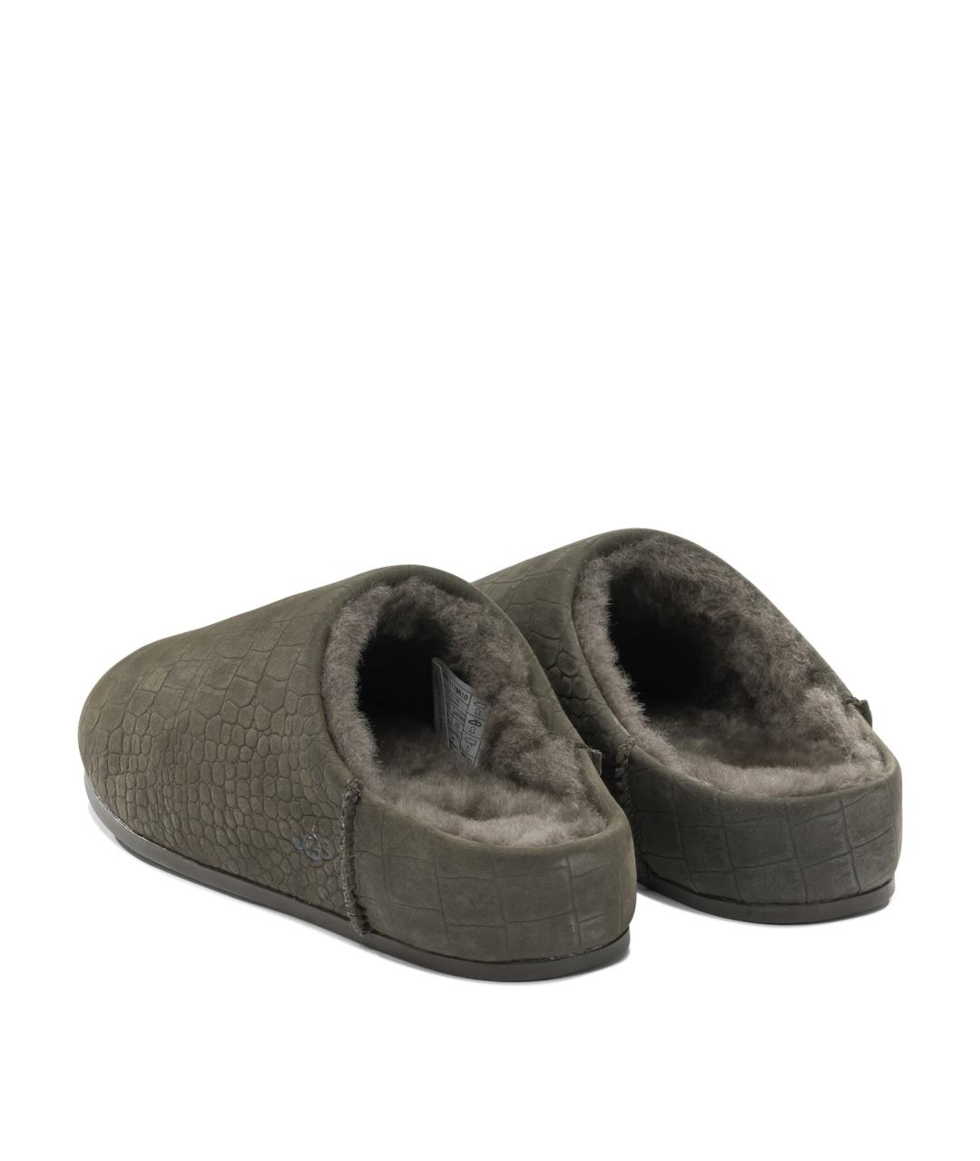 UGG AUSTRALIA Серые замшевые мюли, фото 4