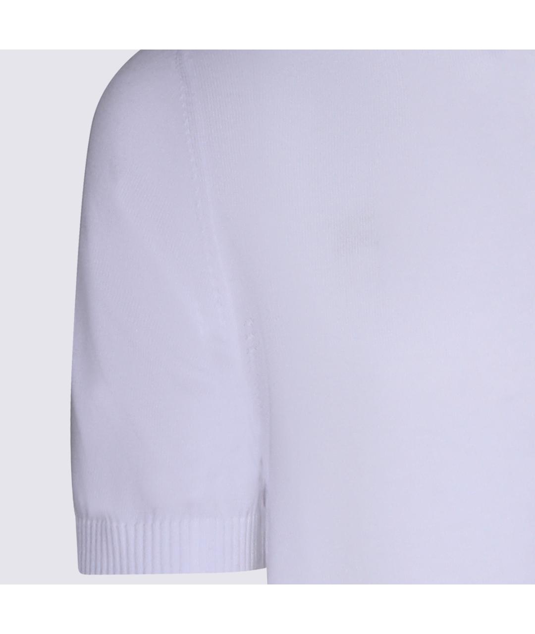 MALO Белая хлопковая футболка, фото 3