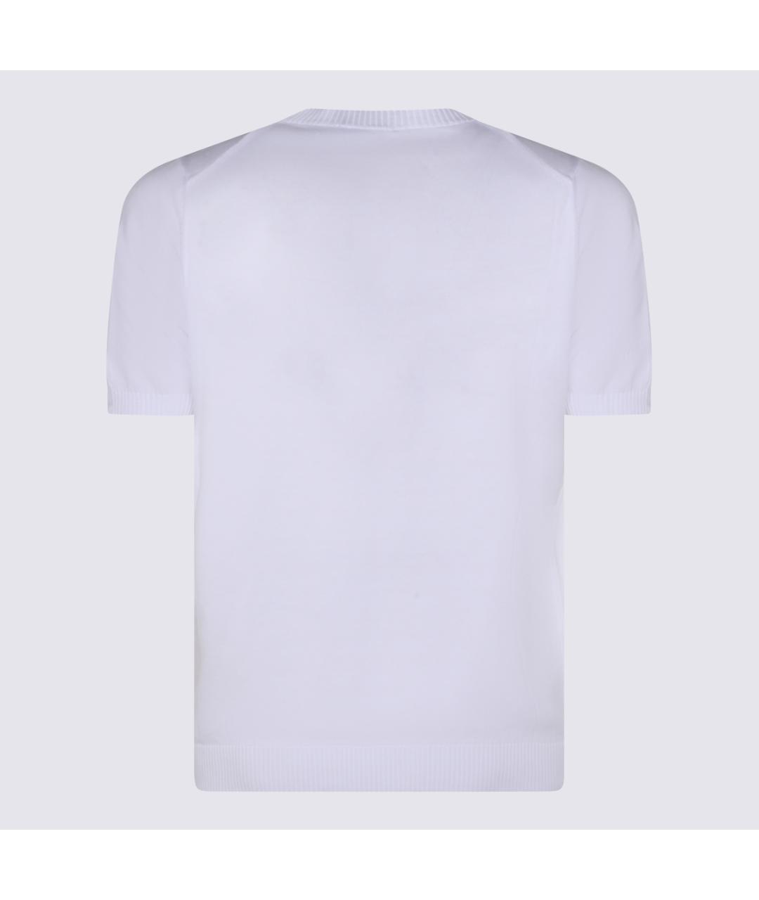 MALO Белая хлопковая футболка, фото 2