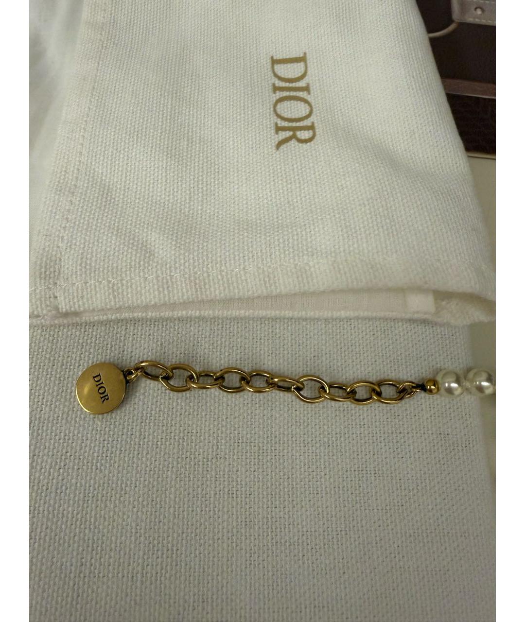 CHRISTIAN DIOR Белое жемчужное колье, фото 3