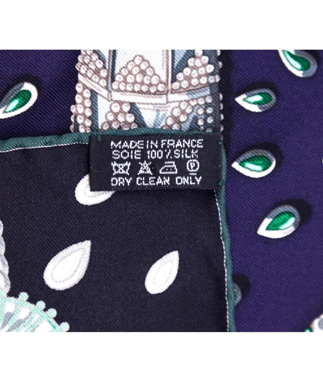 HERMES Мульти шелковый платок, фото 4