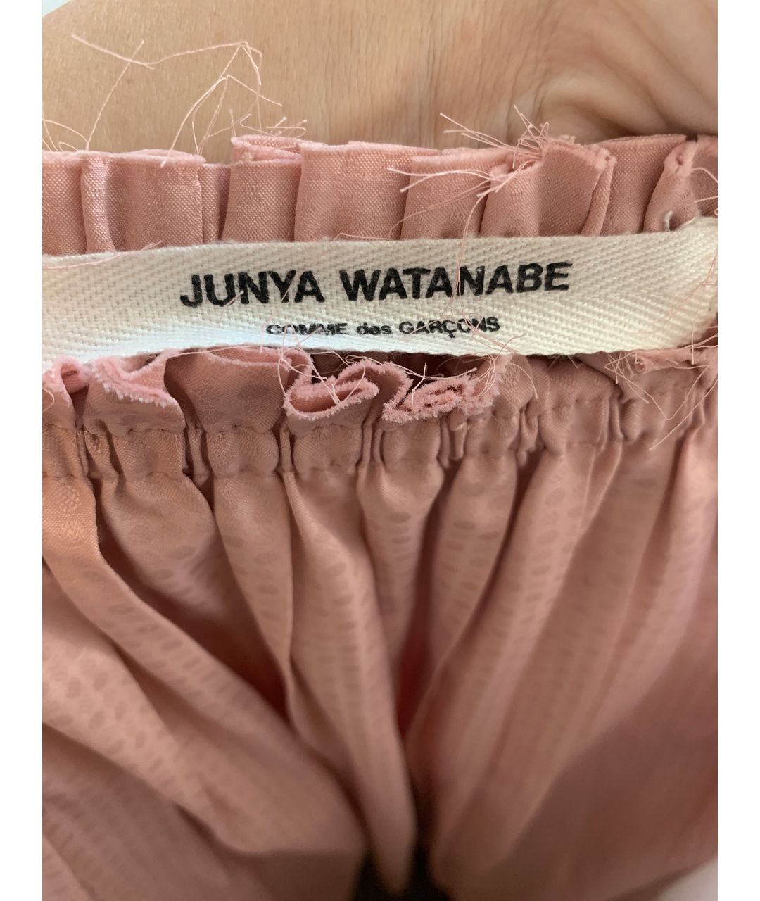 JUNYA WATANABE Розовая юбка миди, фото 3