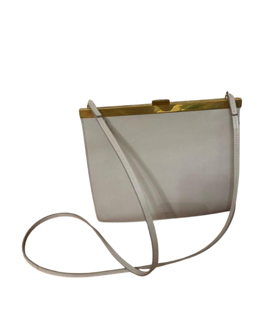 CELINE Серая кожаная сумка через плечо, фото 1