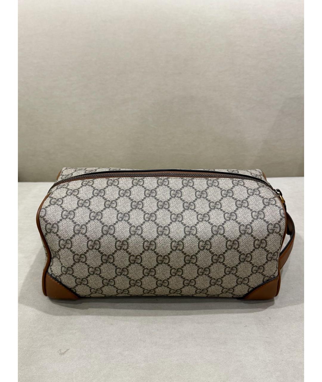 GUCCI Бежевая барсетка, фото 3