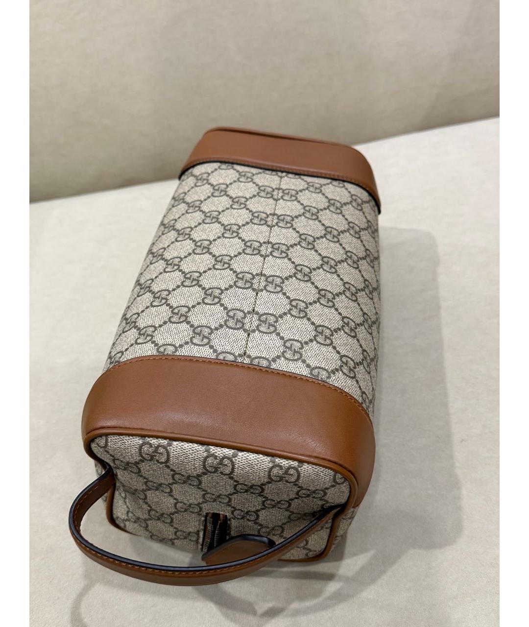 GUCCI Бежевая барсетка, фото 6