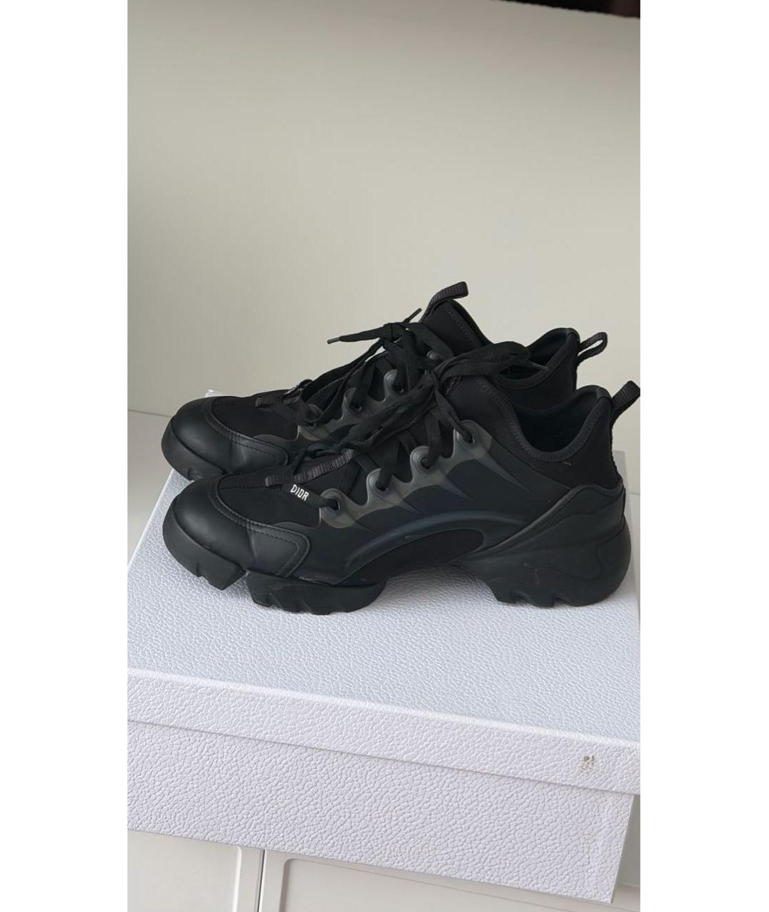 CHRISTIAN DIOR Черные неопреновые кроссовки, фото 2