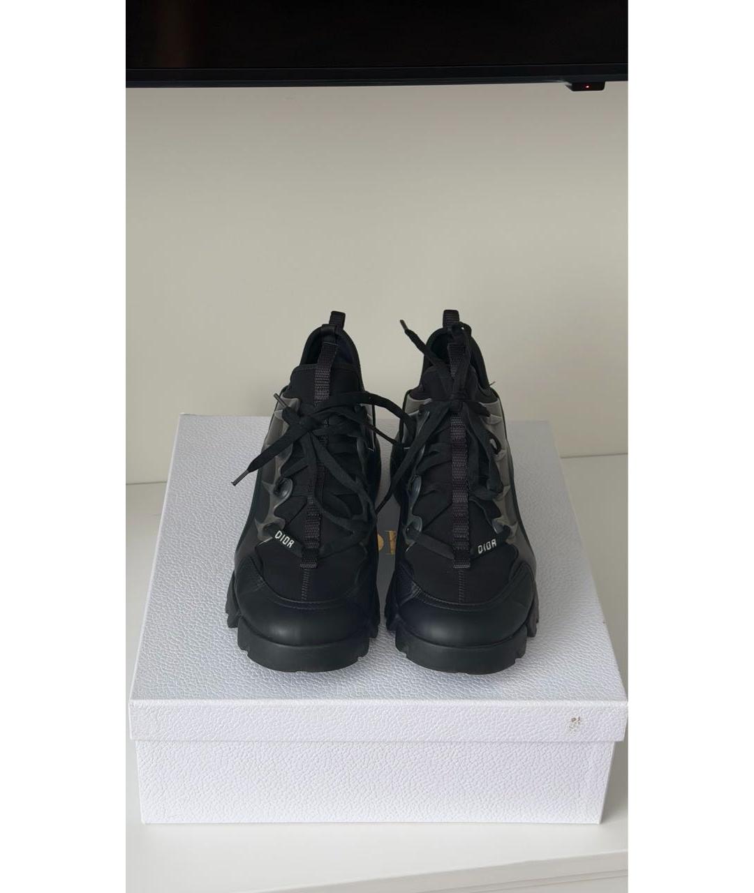 CHRISTIAN DIOR Черные неопреновые кроссовки, фото 3
