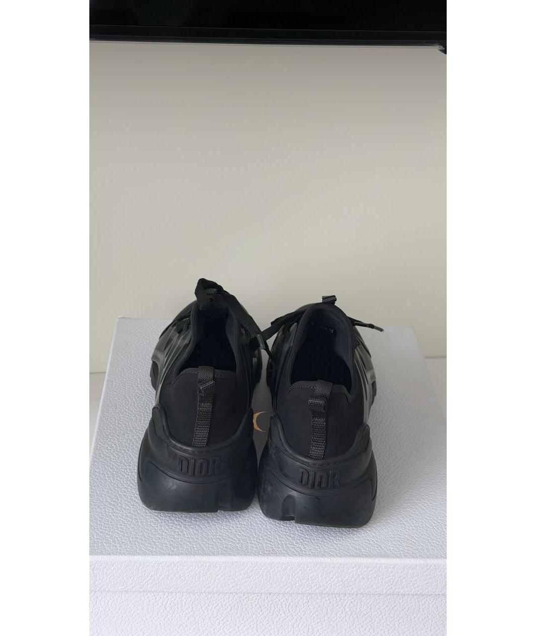 CHRISTIAN DIOR Черные неопреновые кроссовки, фото 5