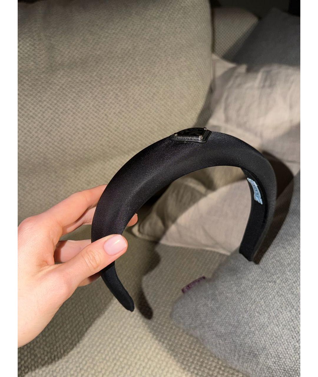 PRADA Черный ободок, фото 8