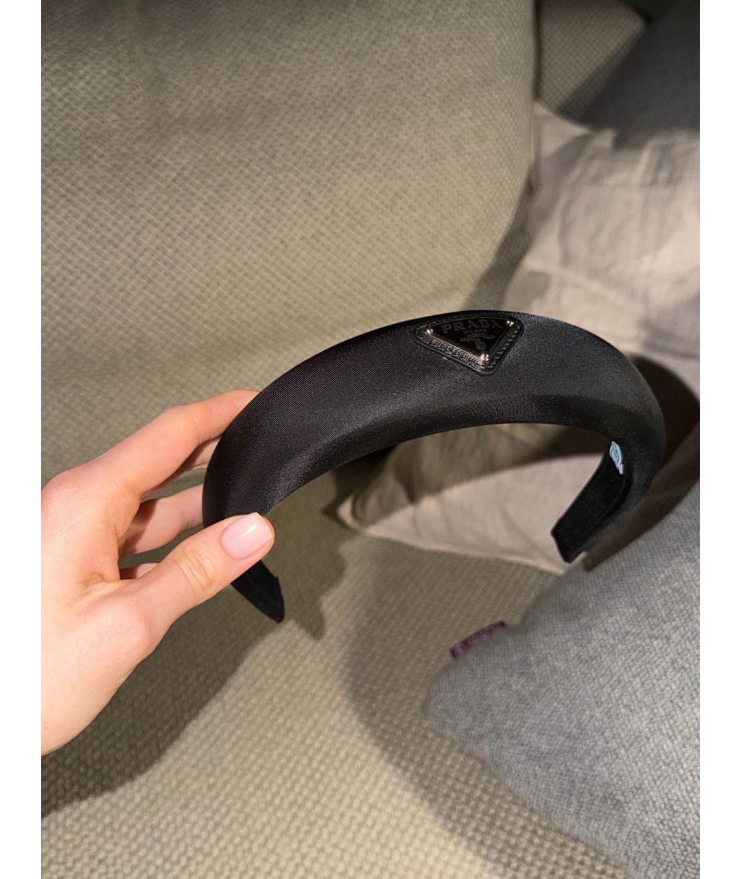PRADA Черный ободок, фото 4
