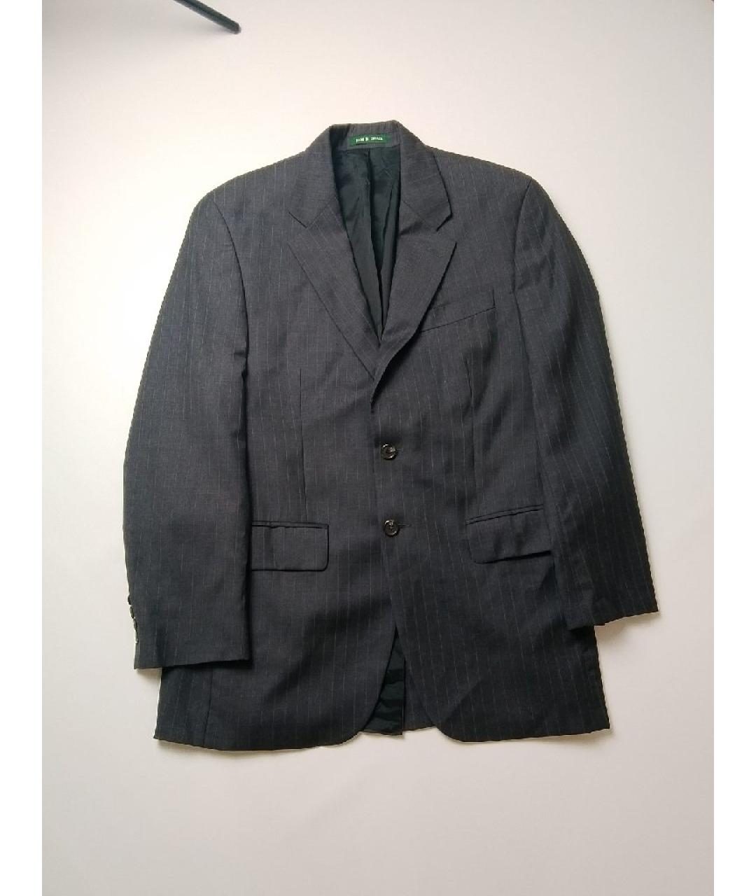 RALPH LAUREN Антрацитовый шерстяной пиджак, фото 7