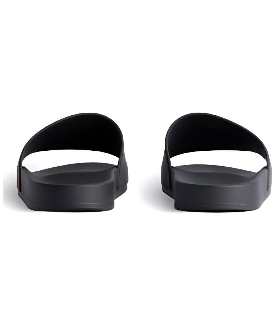 BALENCIAGA Черные шлепанцы, фото 6