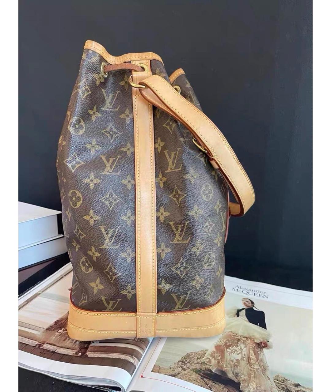 LOUIS VUITTON Коричневая сумка тоут, фото 6