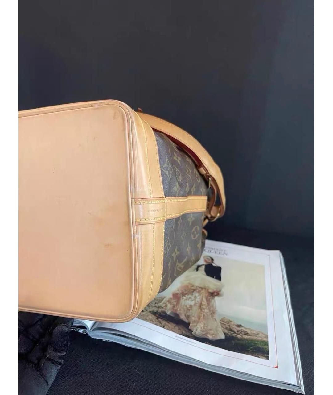 LOUIS VUITTON Коричневая сумка тоут, фото 5