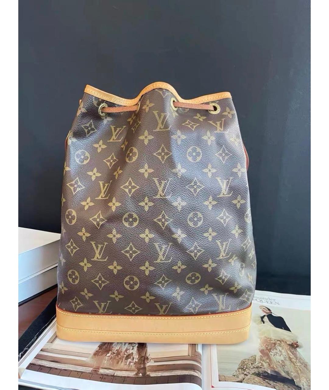 LOUIS VUITTON Коричневая сумка тоут, фото 3