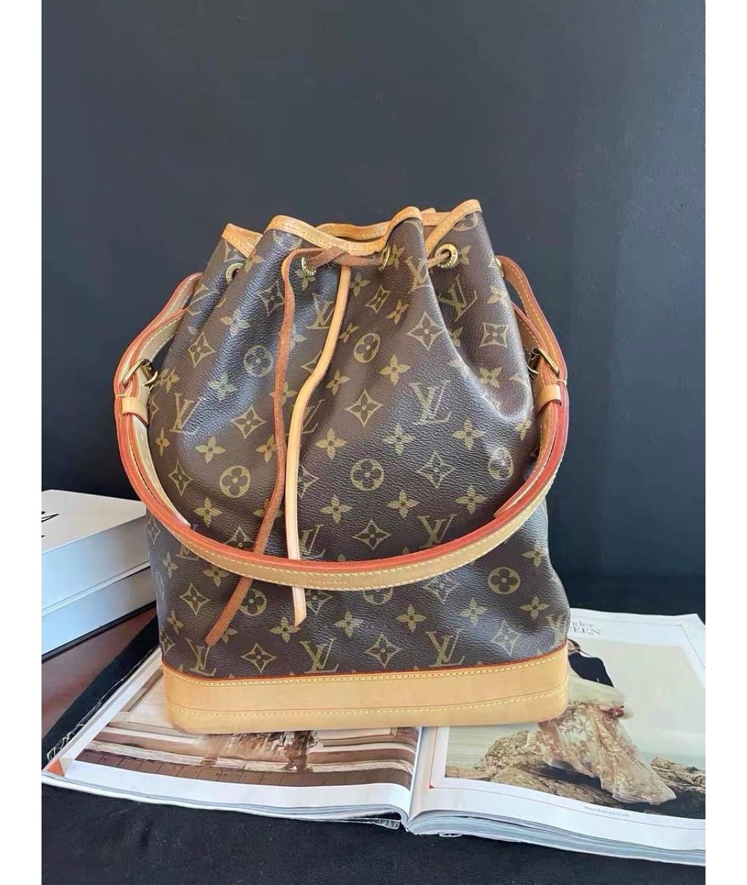 LOUIS VUITTON Коричневая сумка тоут, фото 2