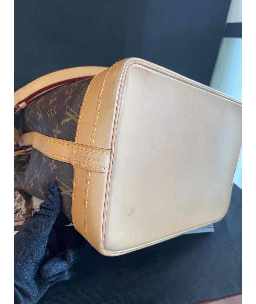 LOUIS VUITTON Коричневая сумка тоут, фото 7