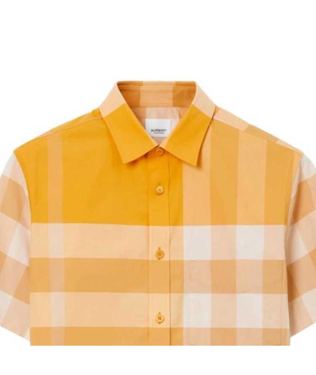 BURBERRY Желтая кэжуал рубашка, фото 7