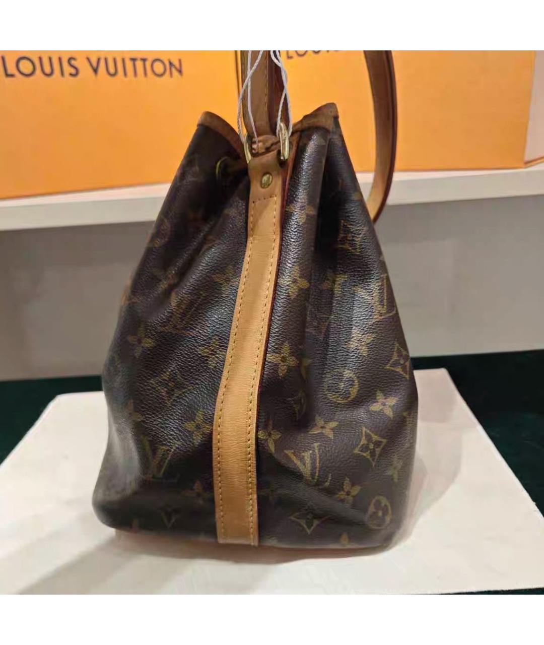 LOUIS VUITTON Коричневая сумка тоут, фото 5