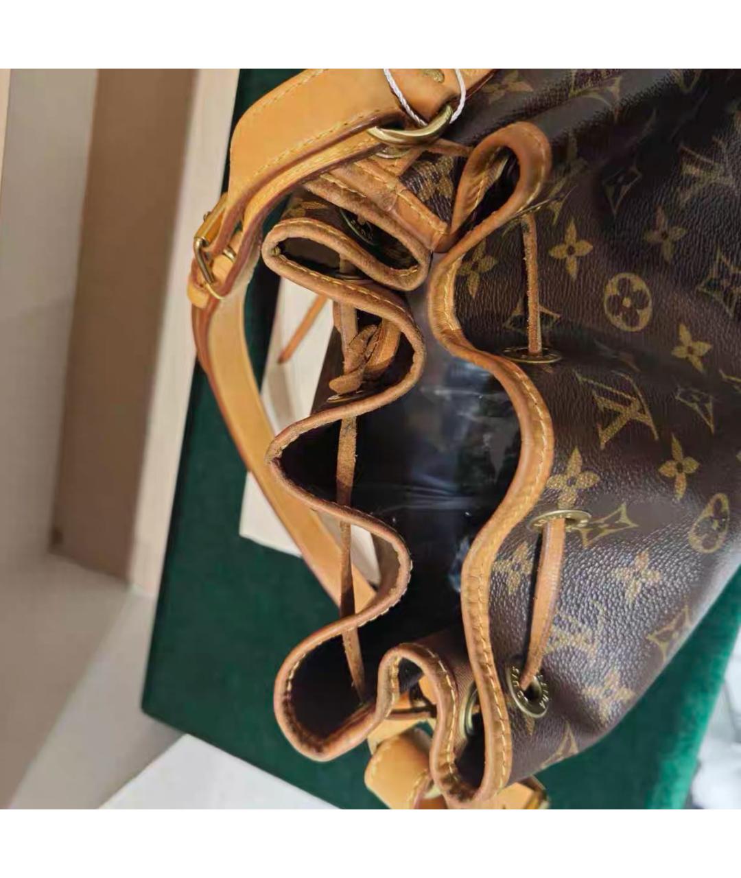 LOUIS VUITTON Коричневая сумка тоут, фото 4