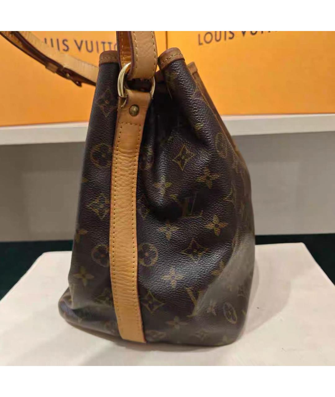 LOUIS VUITTON Коричневая сумка тоут, фото 6