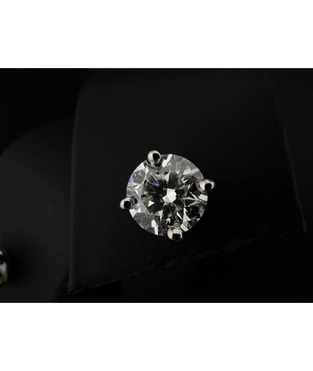 TIFFANY&CO Серебряные платиновые серьги, фото 2