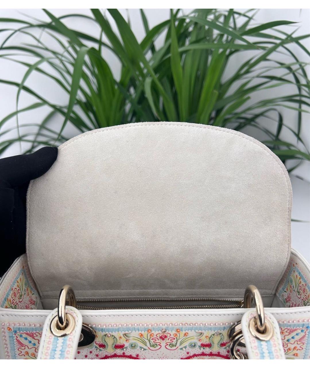 CHRISTIAN DIOR Мульти кожаная сумка с короткими ручками, фото 8