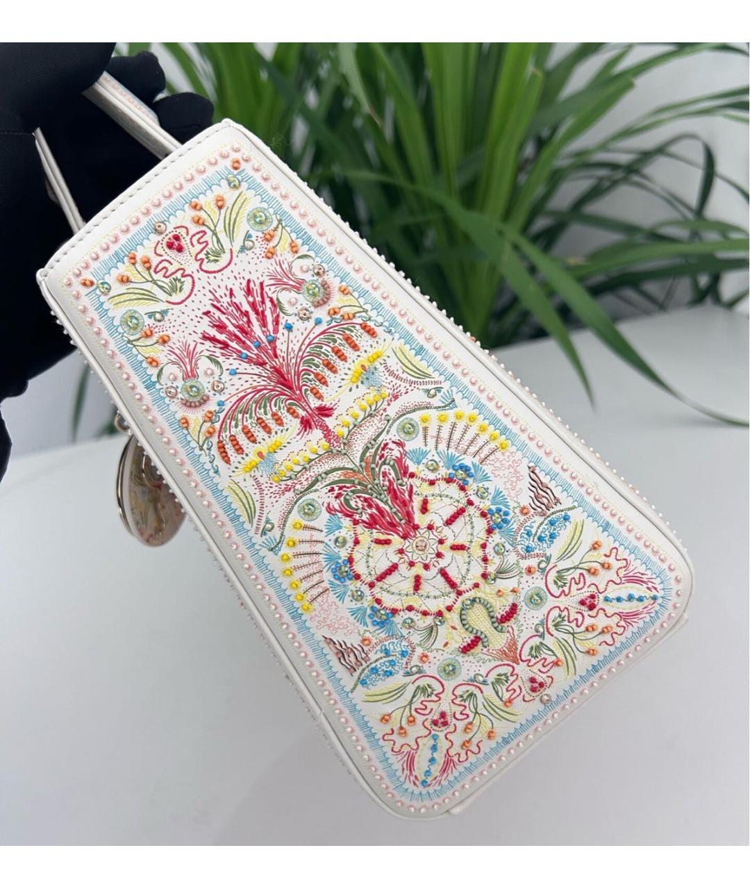 CHRISTIAN DIOR Мульти кожаная сумка с короткими ручками, фото 4