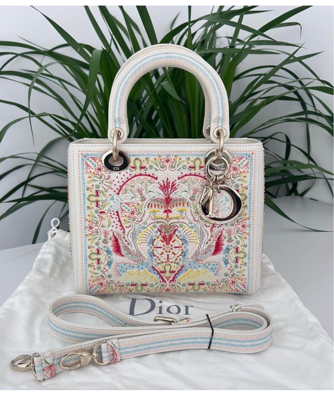 CHRISTIAN DIOR Мульти кожаная сумка с короткими ручками, фото 2