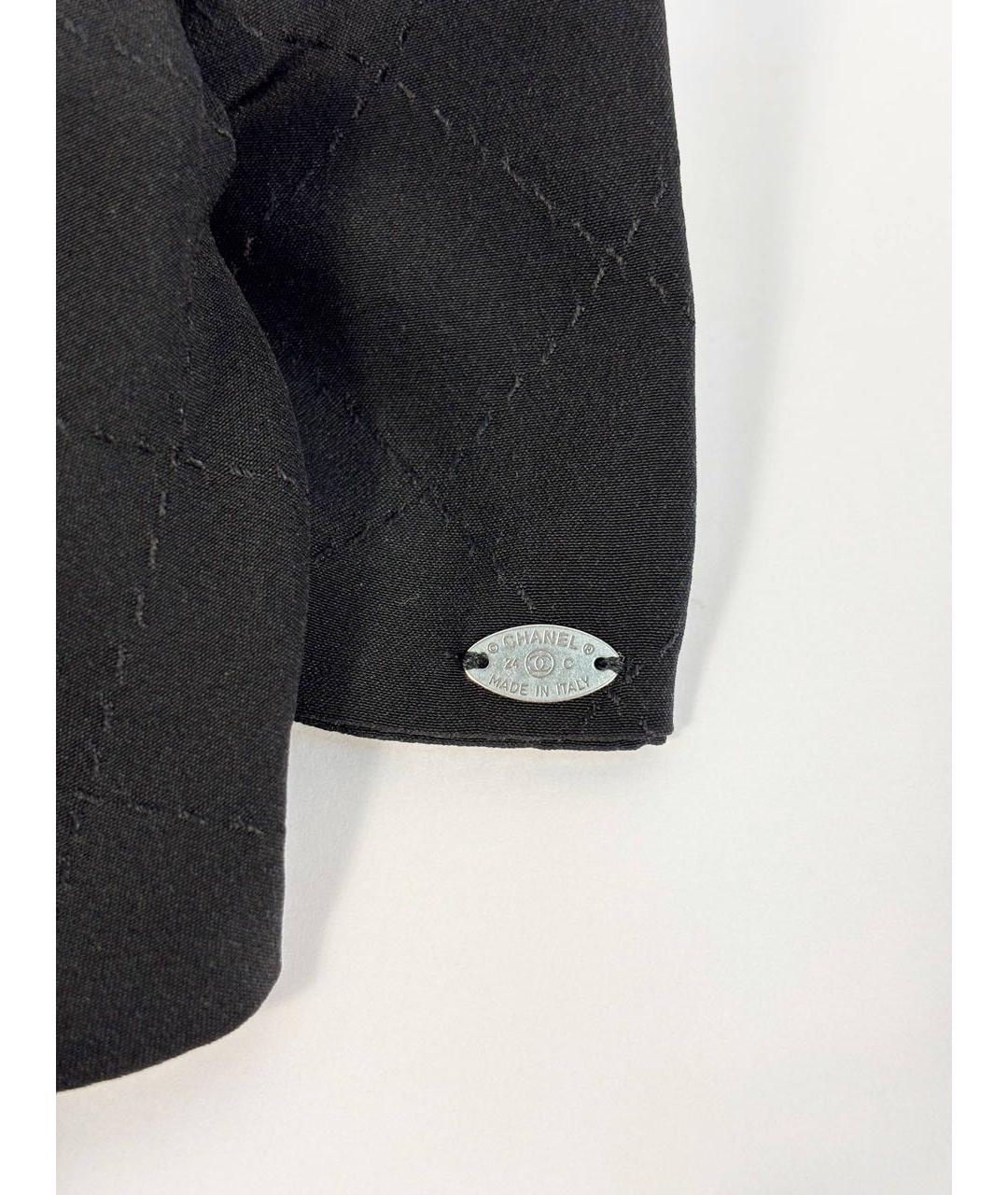 CHANEL Черная заколка, фото 7