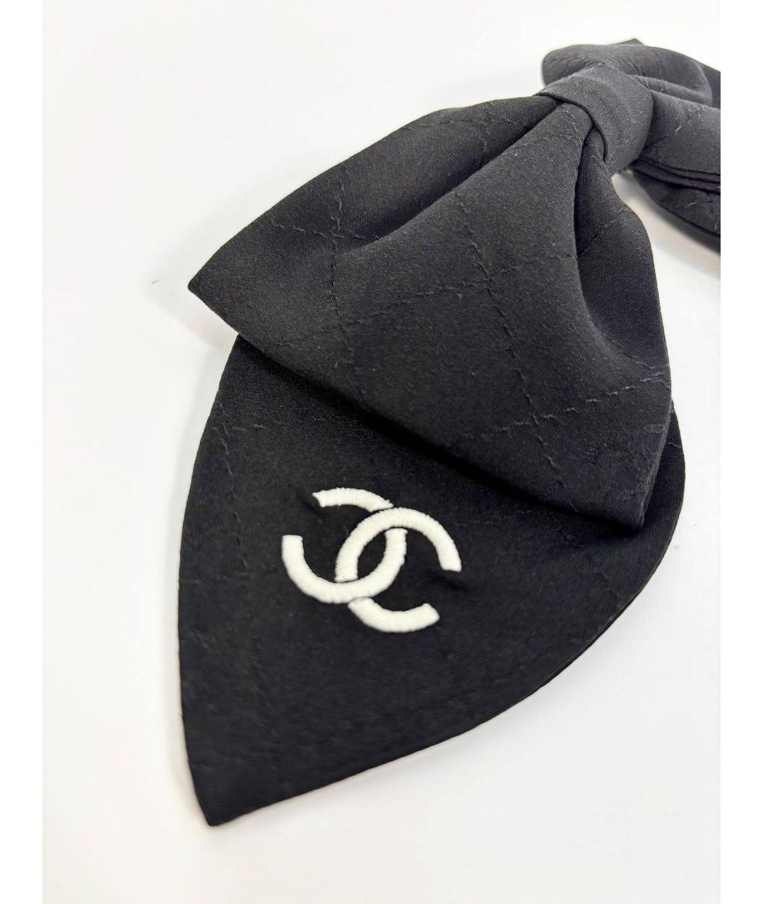 CHANEL Черная заколка, фото 6