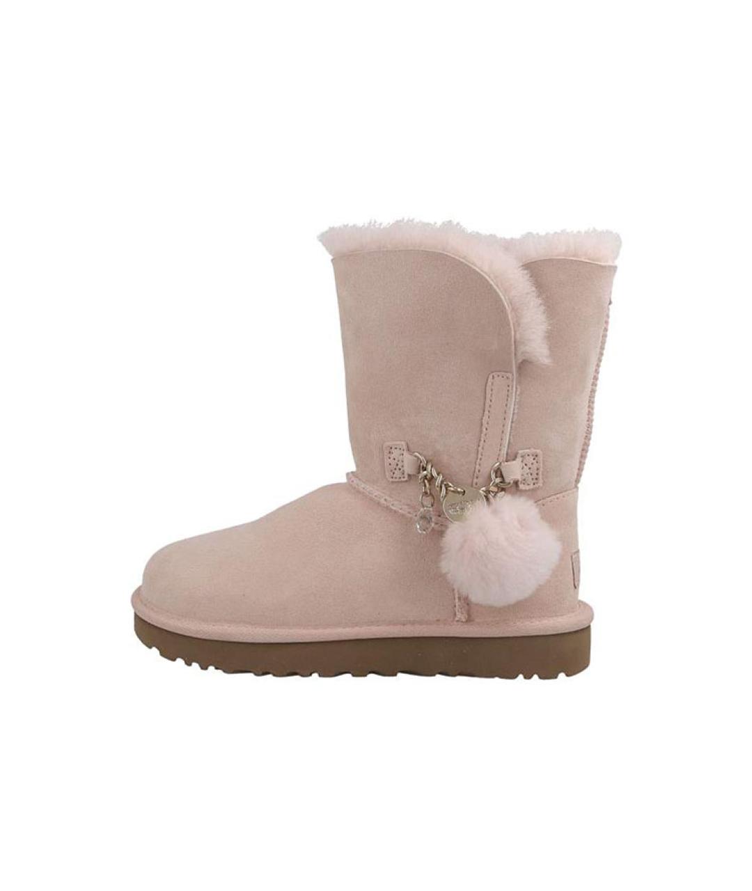 UGG AUSTRALIA Бежевые нубуковые ботинки, фото 2