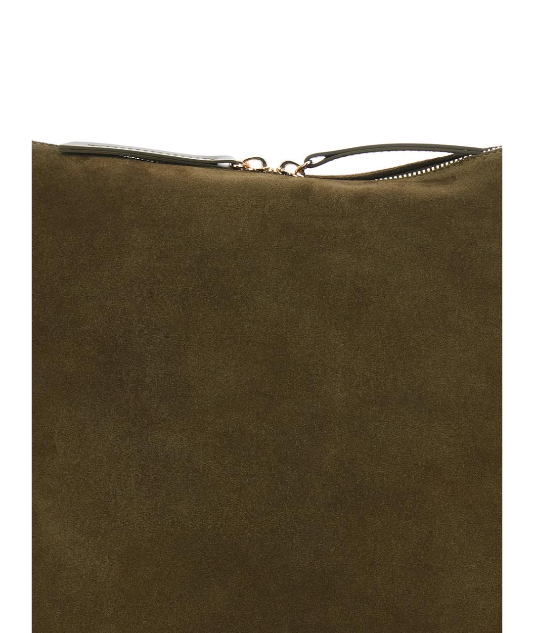 A.P.C. Коричневая замшевая сумка через плечо, фото 3