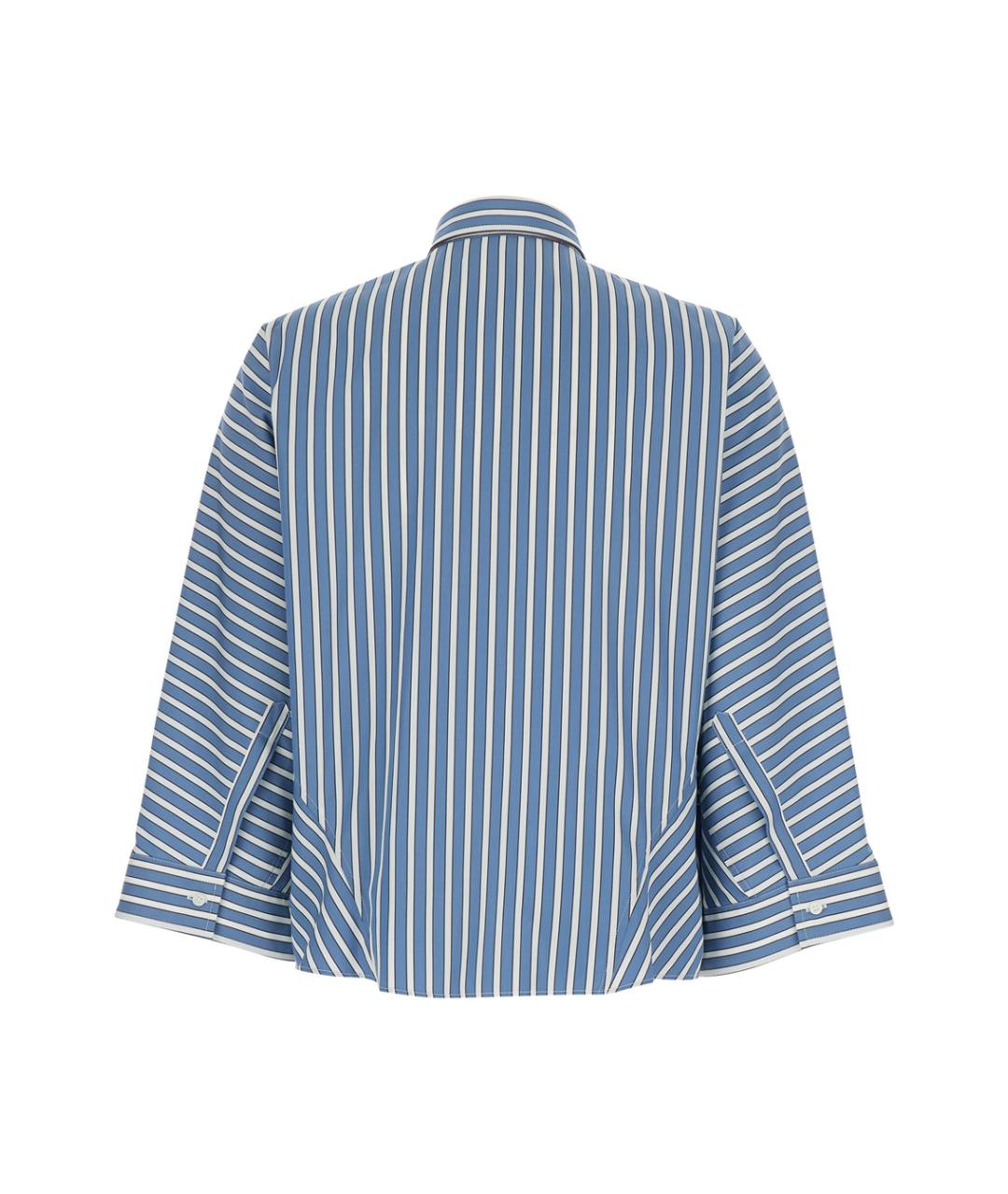 BRUNELLO CUCINELLI Синяя хлопковая рубашка, фото 2