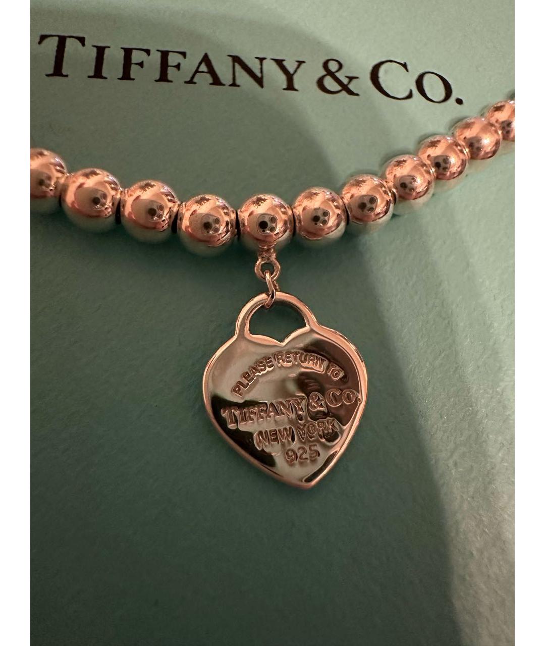 TIFFANY&CO Серебрянный серебряный браслет, фото 3
