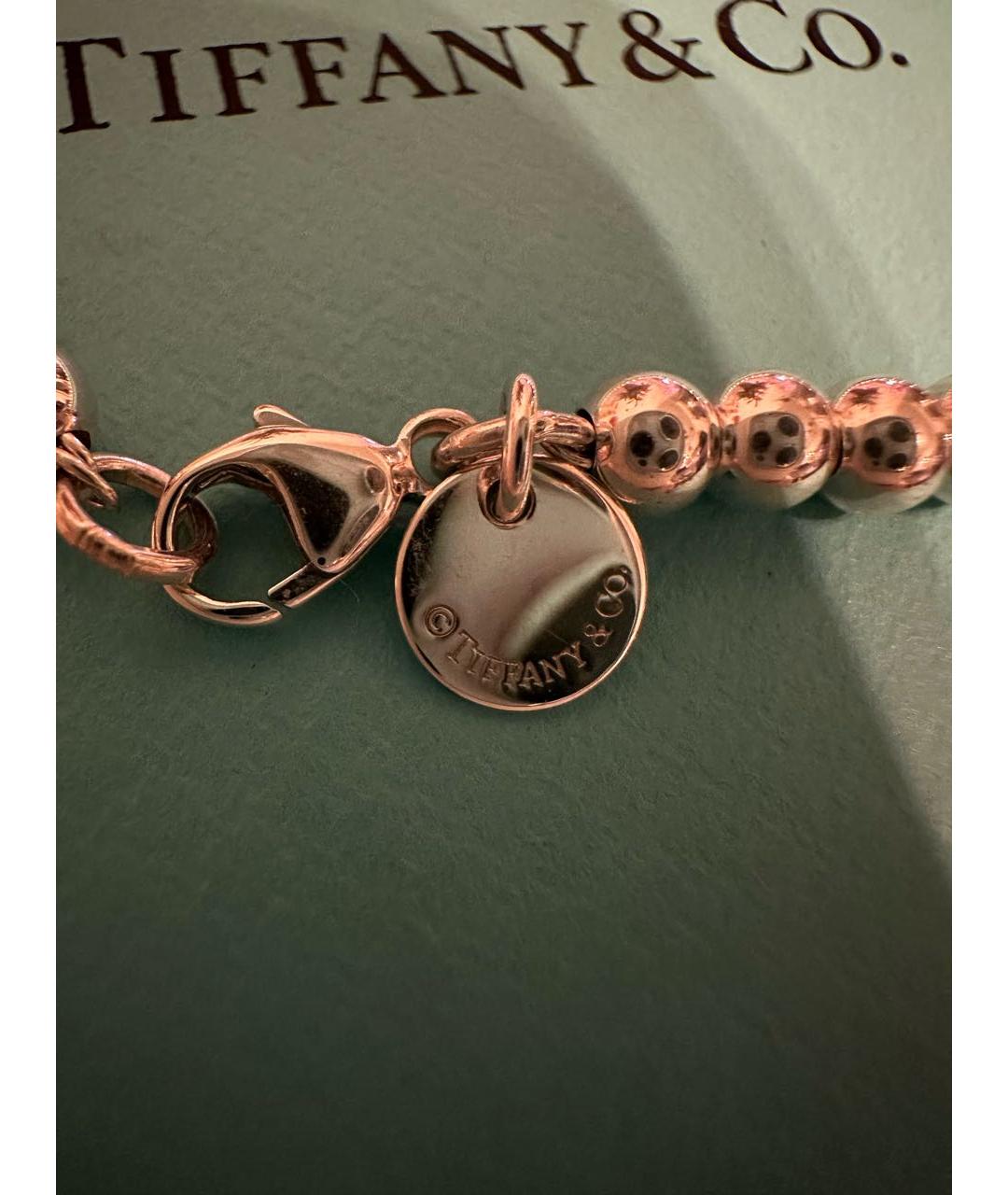 TIFFANY&CO Серебрянный серебряный браслет, фото 5