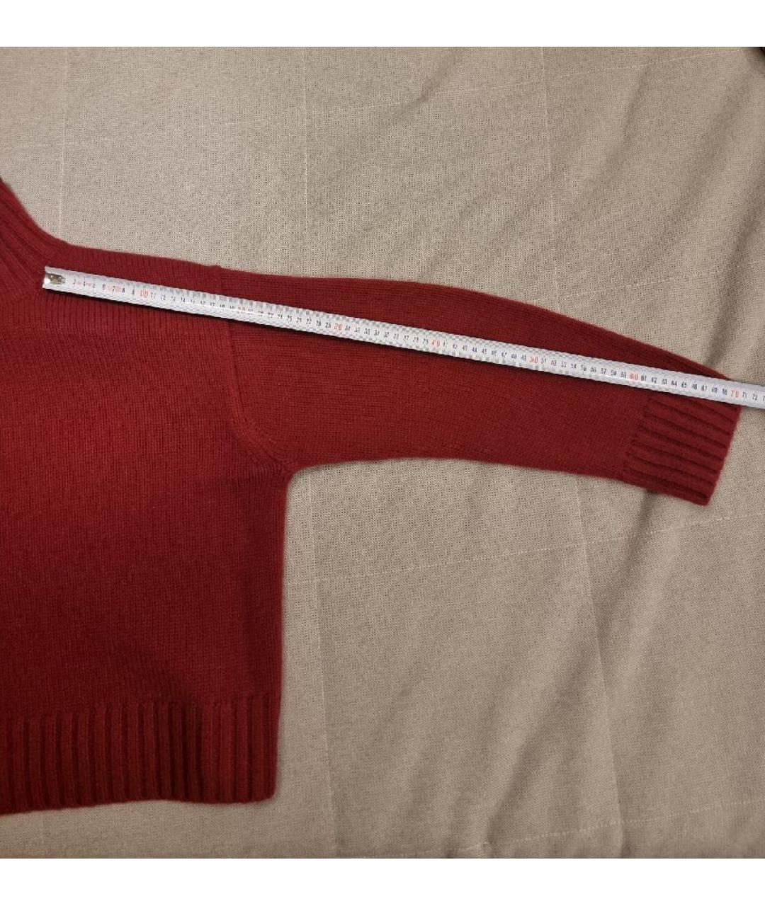 COS Бордовый кашемировый джемпер / свитер, фото 8