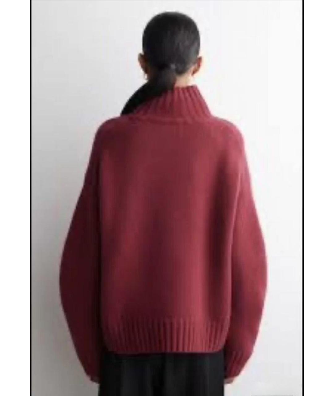 COS Бордовый кашемировый джемпер / свитер, фото 2