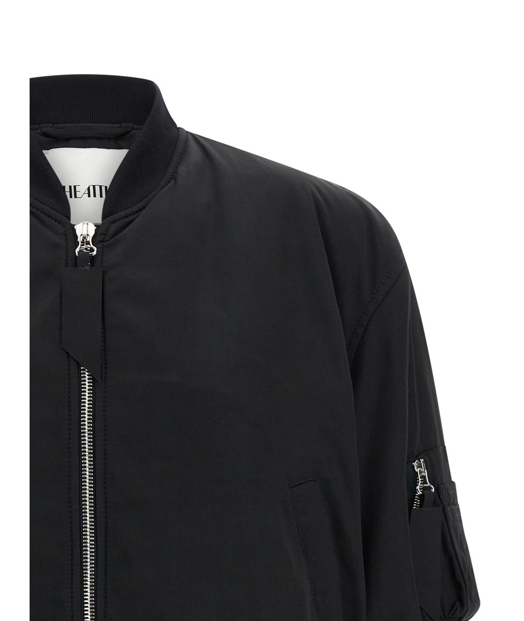 THE ATTICO Черная полиэстеровая куртка, фото 3