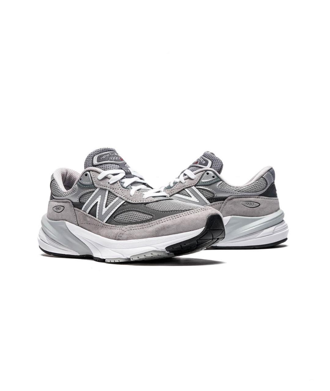 NEW BALANCE Серые низкие кроссовки / кеды, фото 6