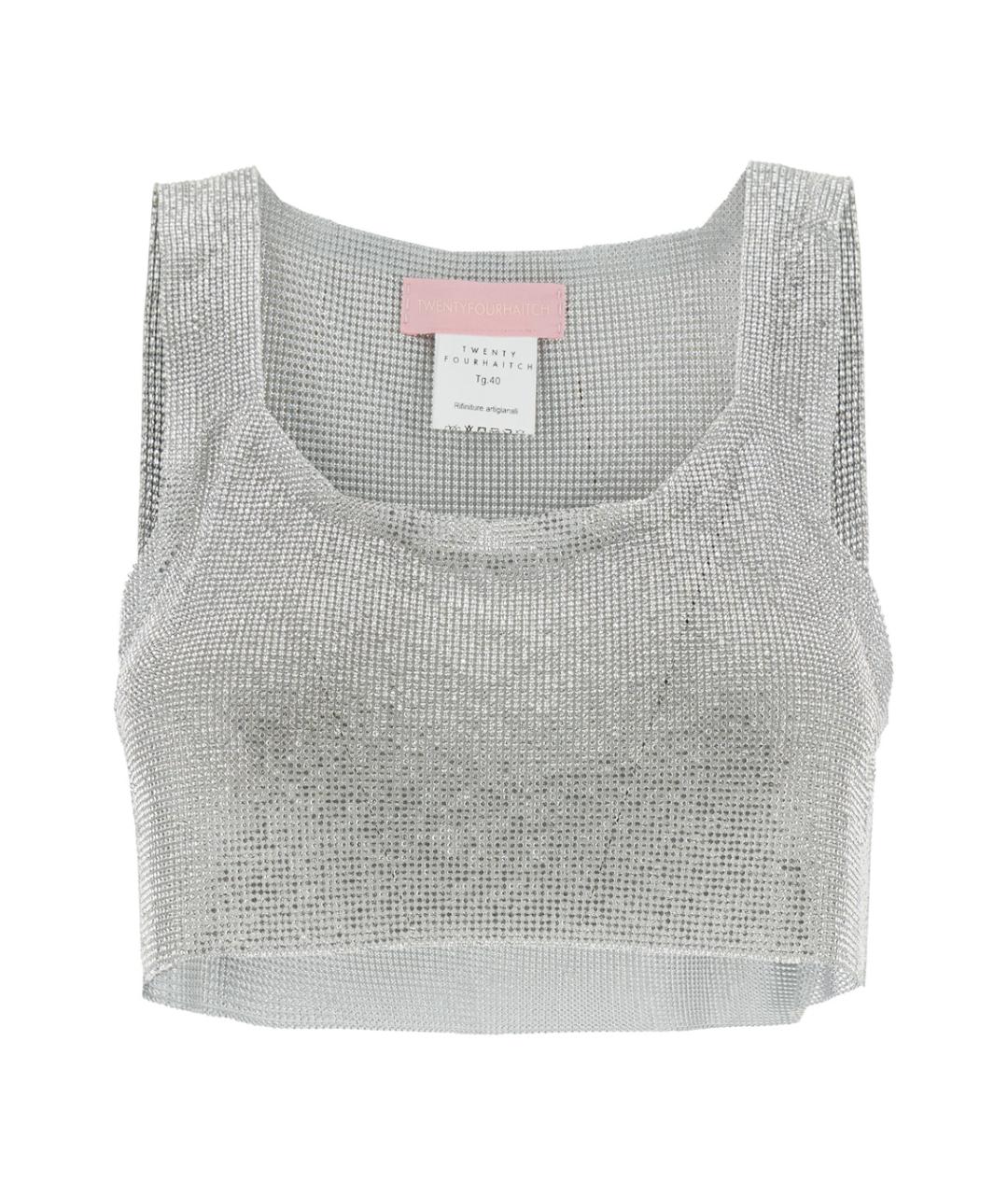 TWENTY FOURHAITCH Серая майка, фото 1