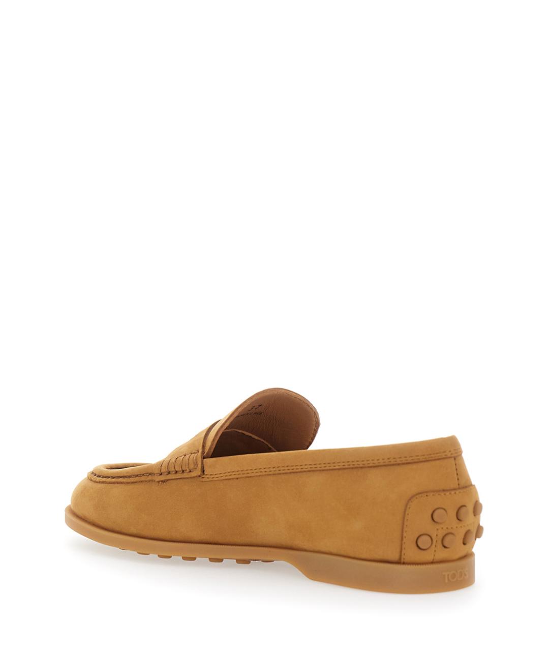 TOD'S Коричневые кожаные лоферы, фото 2