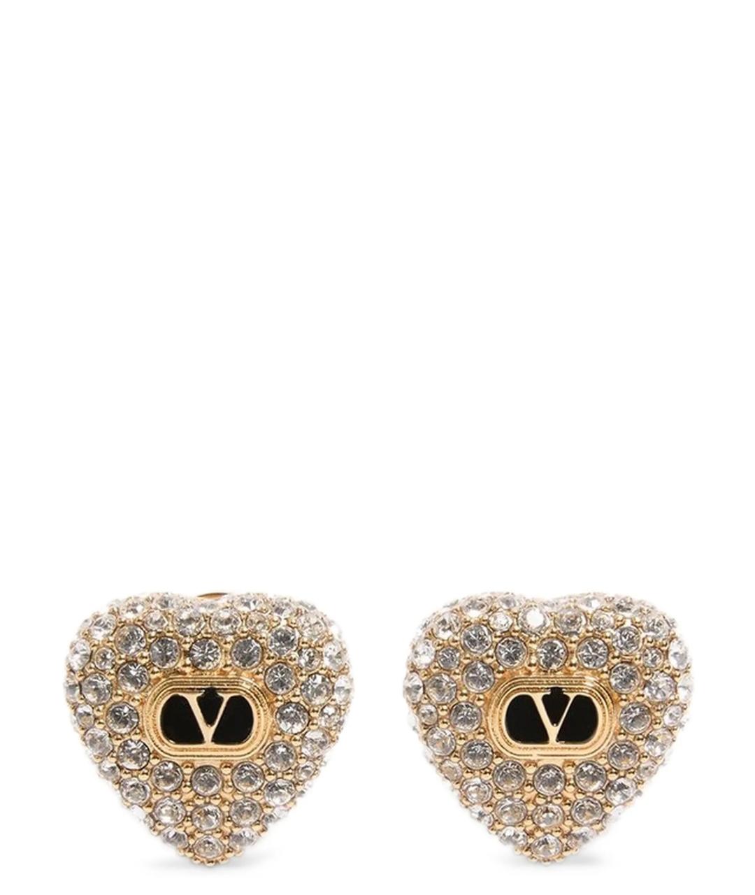 VALENTINO Золотые металлические серьги, фото 1