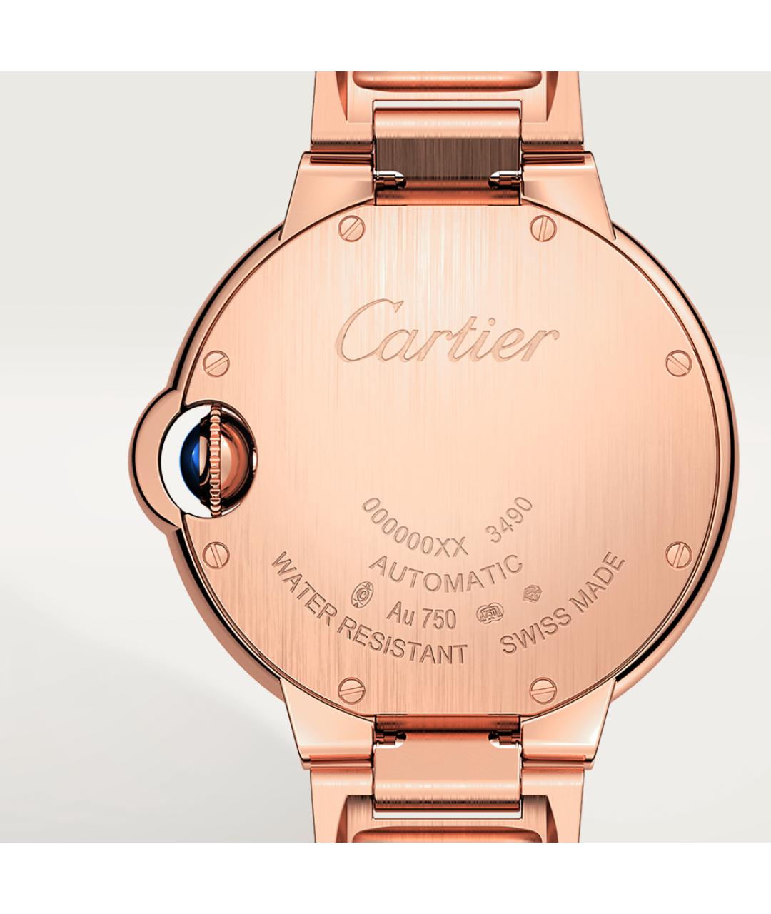 CARTIER Розовые часы из розового золота, фото 3