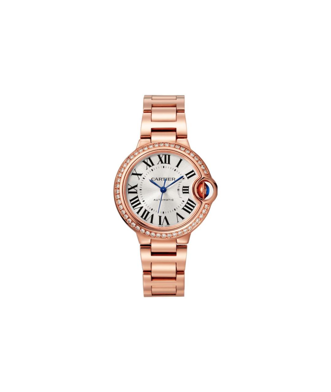 CARTIER Розовые часы из розового золота, фото 1