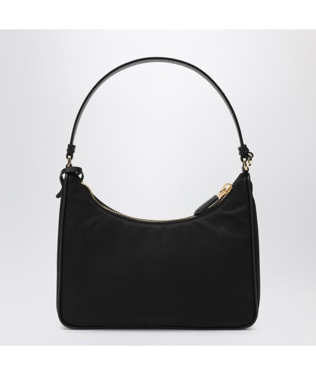 PRADA Черная синтетическая сумка через плечо, фото 2