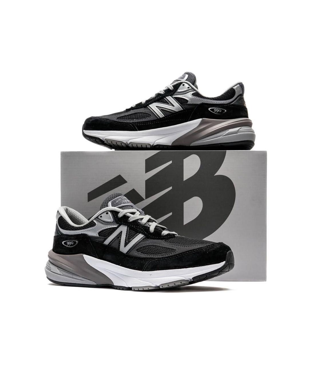 NEW BALANCE Черные низкие кроссовки / кеды, фото 3